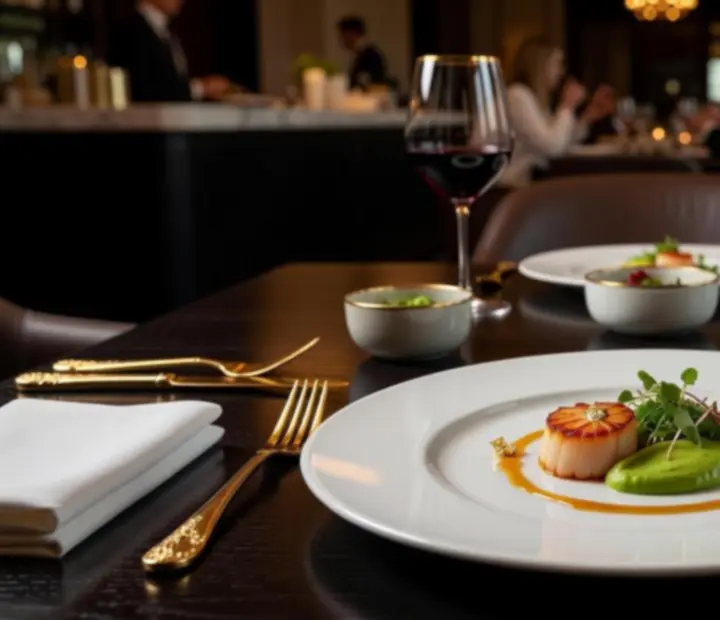 Umělecky servírované degustační menu v restauraci Dum Chuti